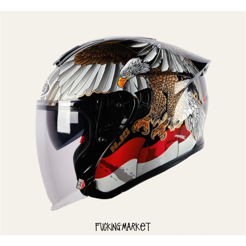 helm NJS kairoz garuda size L