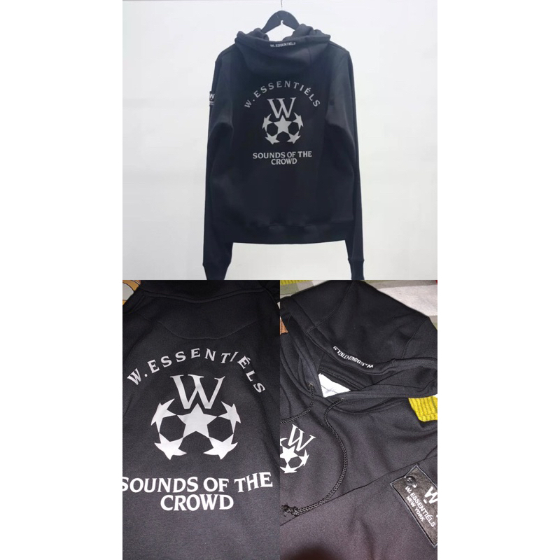 W.Essentiels intertoto hoodie black