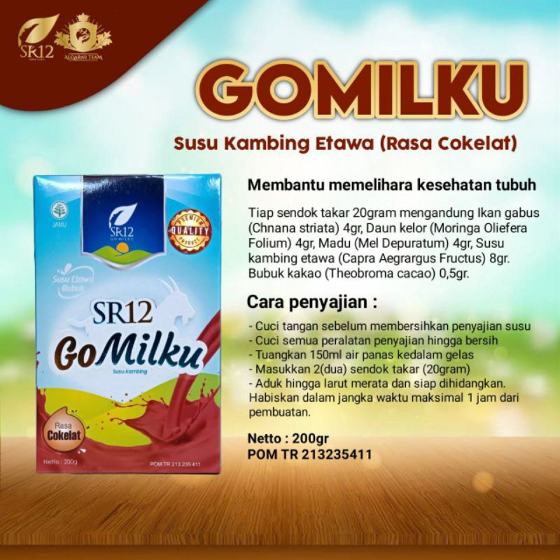 

GOMILKU SR12 SUSU ETAWA ( 200 gr )