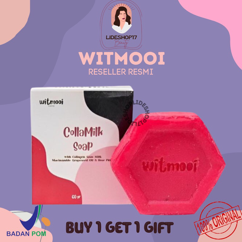 [READY] SABUN WITMOOI BEAUTHINC COLLAMILK SOAP COLLA MILK BEAUTHINC CRYSTAL GLUTA SOAP WIT MOOI WITHMOOI SABUN MANDI COLLAGEN BRIGHTENING PENCERAH BADAN