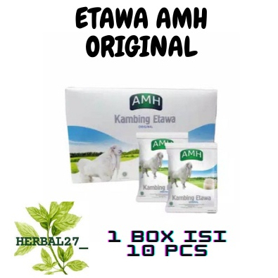 

SUSU KAMBING ETAWA AMH FULL CREAM BOX (isi 10 sachet) / Susu Kambing l ETTAWAKU