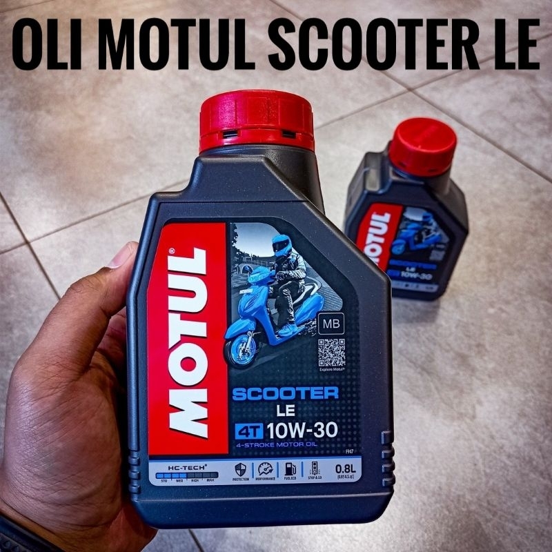 OLI MOTUL SCOOTER LE 10/30 0,8/1 LITER OLI MOTOR MATIC MOTUL