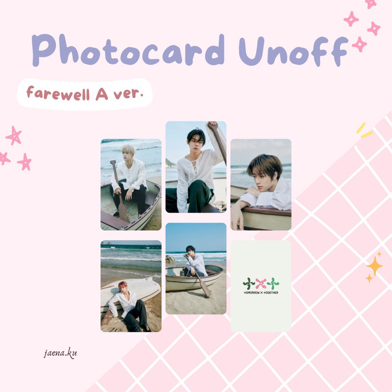 [TXT] PHOTOCARD UNOFF TEMPTATION FAREWELL VER