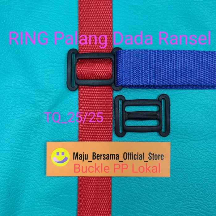 Buckle Plastik PP Lokal - RING Palang Dada Ransel ( TQ ) SK1