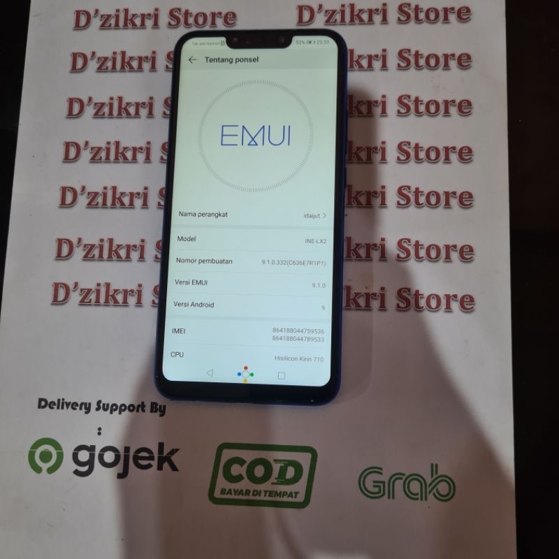 LCD HUAWEI NOVA 3I ORIGINAL COPOTAN