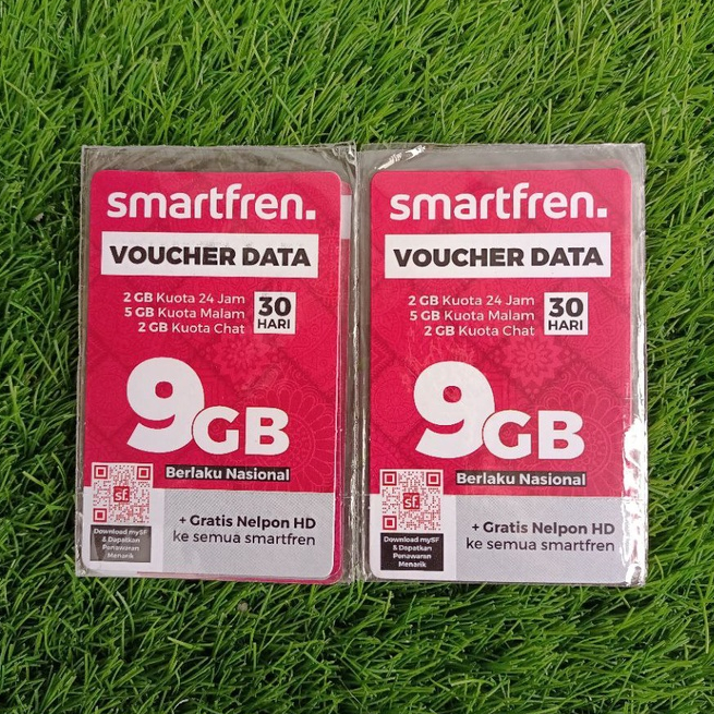 VOUCHER SMARTFREN 9GB 30H