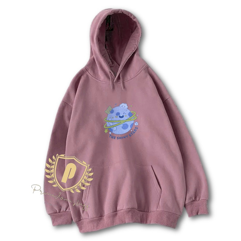 The Shiny Stars Hoodie Wanita Korean Style