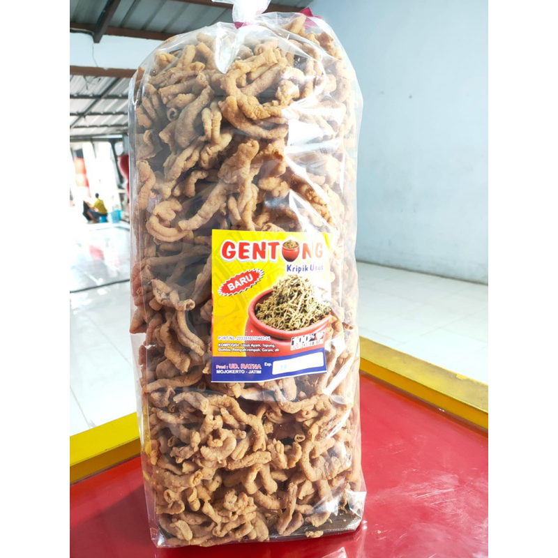 

kripik usus Gentong 2kg free bubble wrap/exp terbaru juni 2023