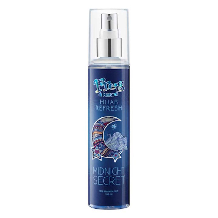 Fres & Natural Spray Cologne Hijab Refresh Midnight Secret Botol 100 ml - Gambar 3