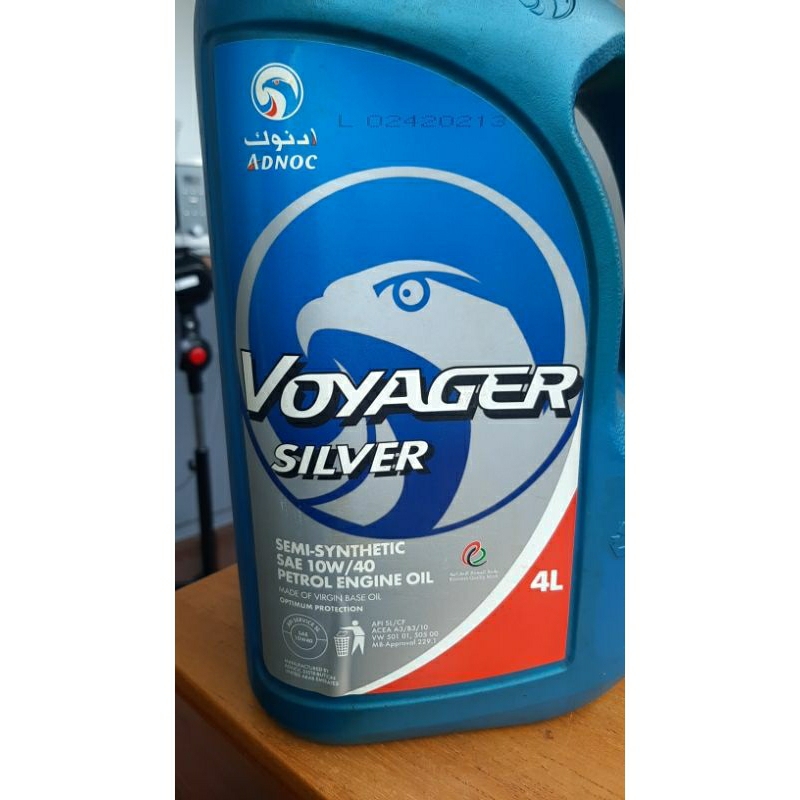 oli Adnoc voyager silver 10w40 isi 4liter