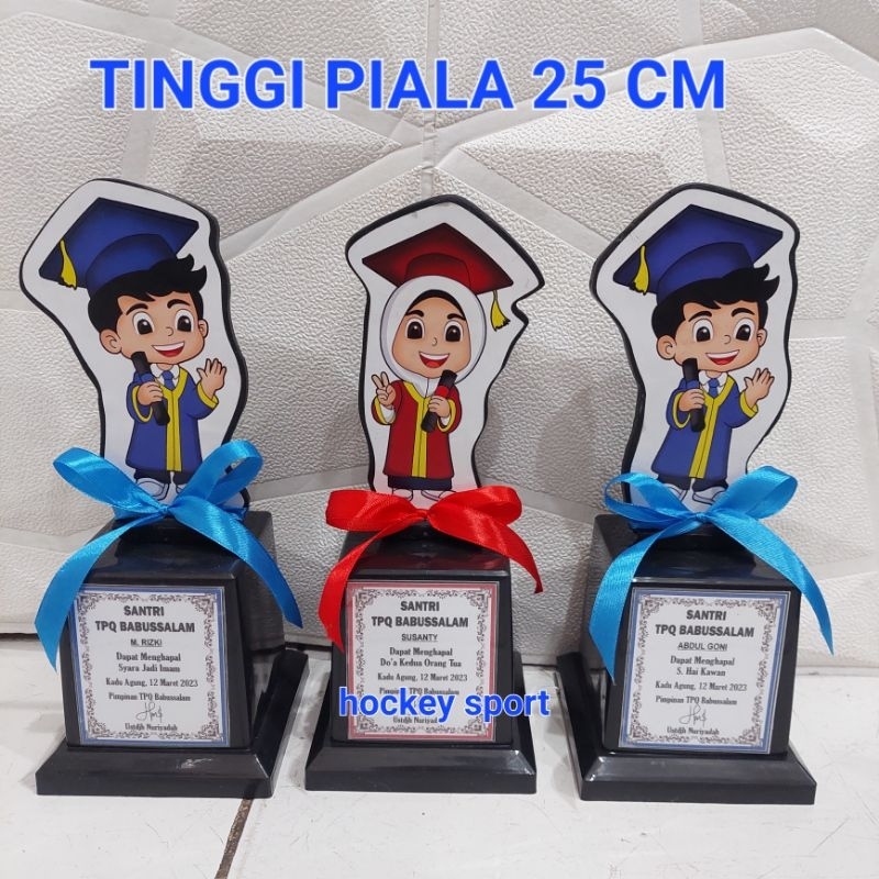 Trophy Wisuda Piala Wisuda Murah Grosir Piala Custom Tulisan