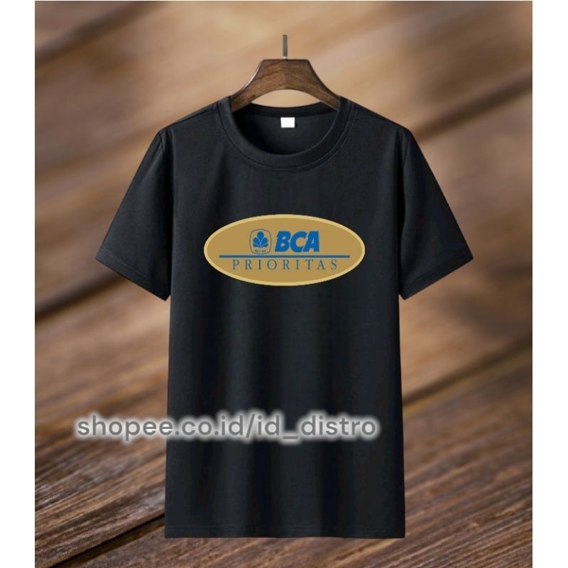 kaos distro BCA PRORITAS KAOS KERJA BAJU SERAGAM