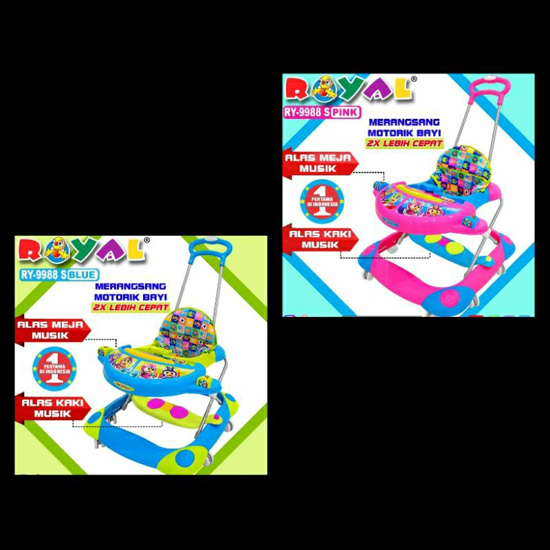 Baby Walker Royal RY 823 S / RY 826 S / RY 202 / RY 222 S / RY 233 S / RY 9988 S / RY 828 S Neo / RY 820 Neo Baby Walker Bayi Royal