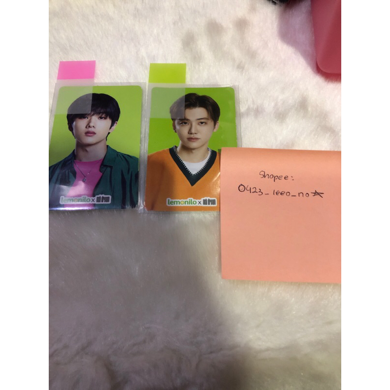 NCT JAEMIN & JISUNG PC/PHOTOCARD LEMONILO OFFICIAL
