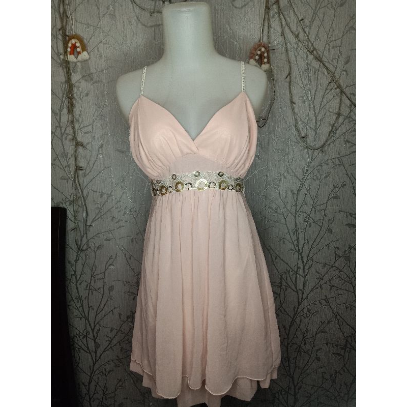 Sexy Dress Baby Peach