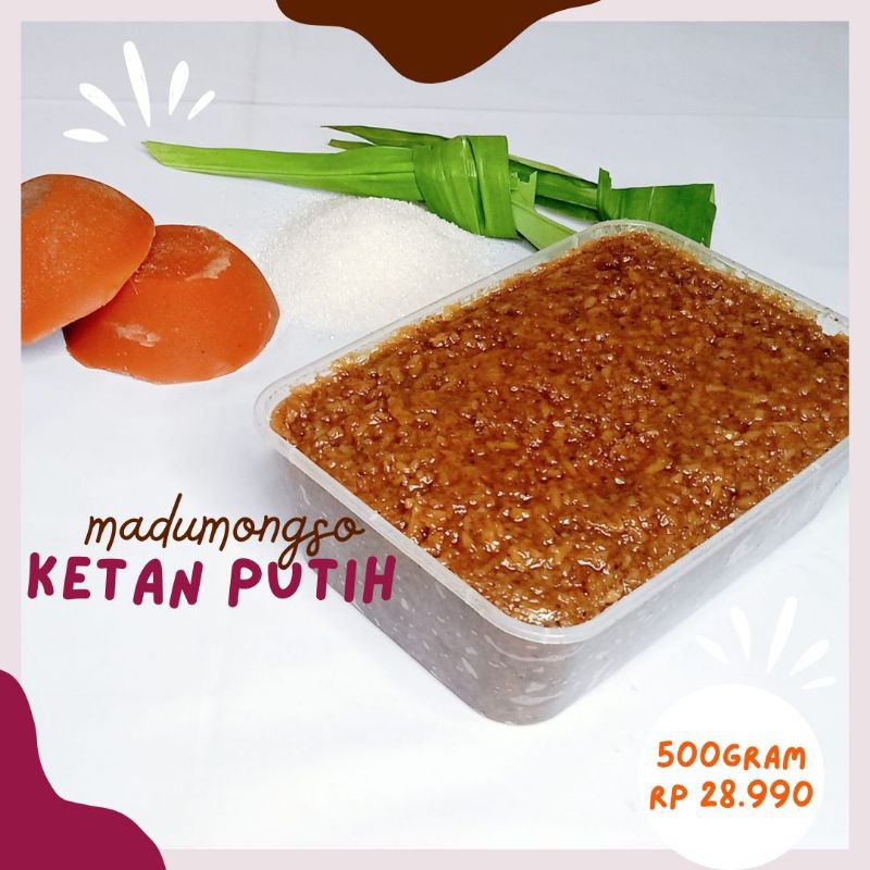 

MADUMONGSO KETAN PUTIH 500 gr || MADUMONGSO JENANG KETAN PUTIH