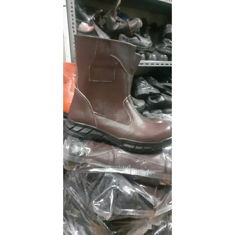 Sepatu Baru Sapety Bot Predator KULIT Ujung Besi