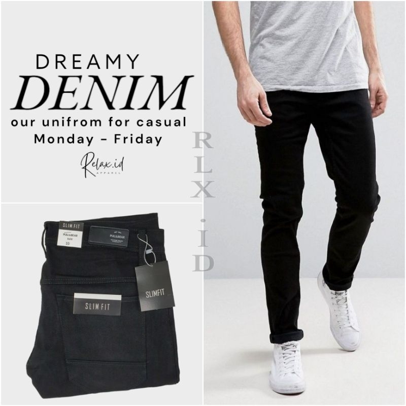 CELANA JEANS PRIA SLIM FIT - Celana Jeans Pria Ripped Wash Original - Celana Pria Dewasa