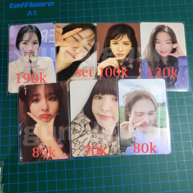 [COD] Photocard Official Red Velvet Wendy Seulgi Poster book rookie queendom like water
