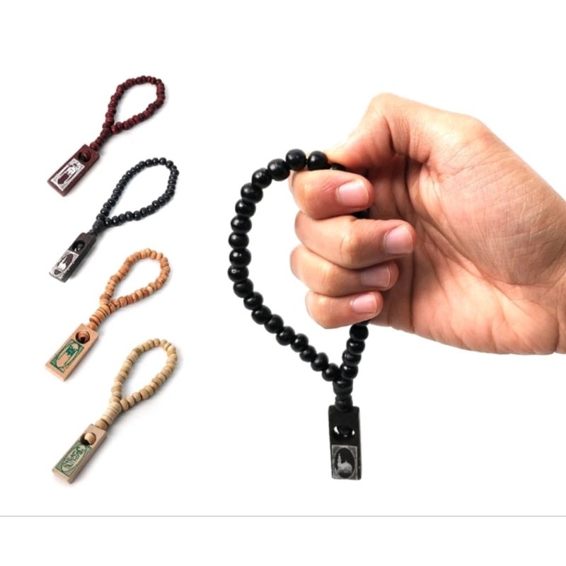 Souvenir Tasbih Kayu Premium Tasbih Isi 33 & Tasbih Kayu 99