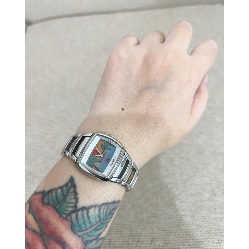 jam fossil bigtic pantai [preloved] bekas pakai