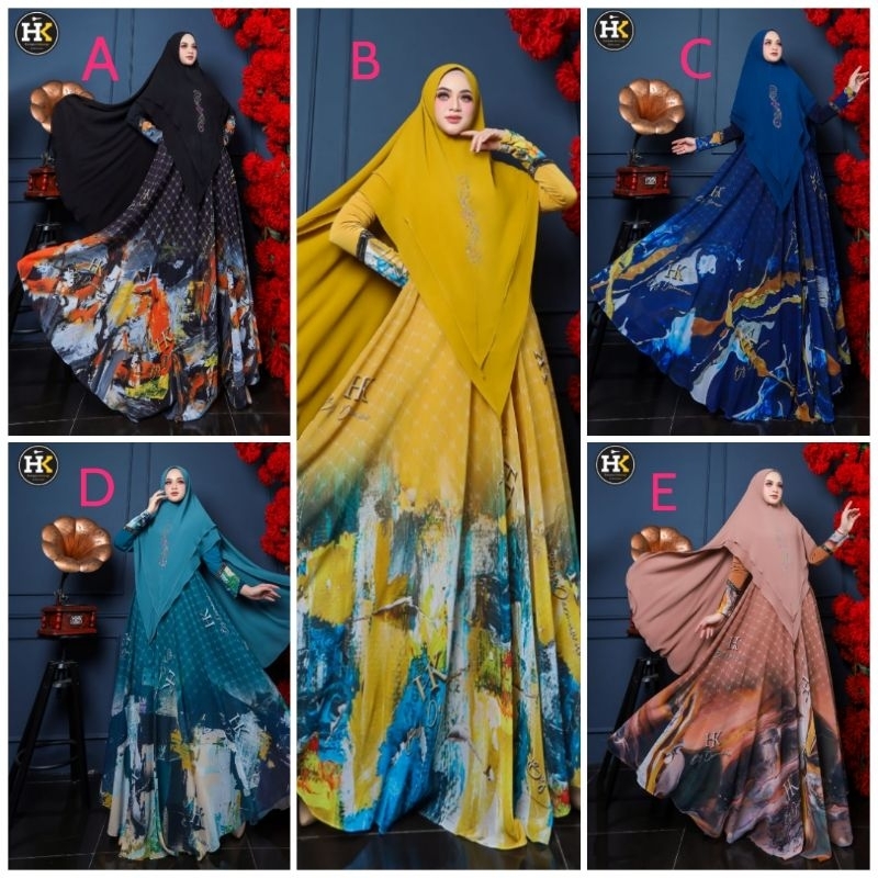 GAMIS SYARI PREMIUM / DJAMILA HK BY DERMAWAN / GAMIS SYARI MEWAH