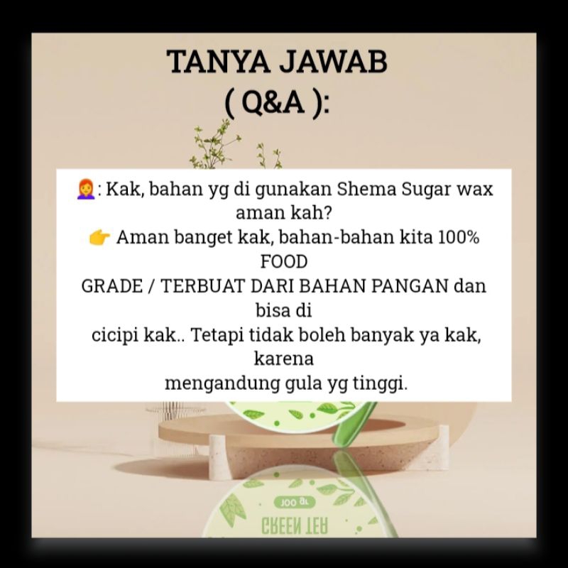 [Paket Lengkap] SHEMA Sugar Waxing Premium Free Serum VCO (After Wax) + Spatula + Kain Wax Paket Lengkap Waxing / Penghilang Bulu Ketiak Kaki Tangan