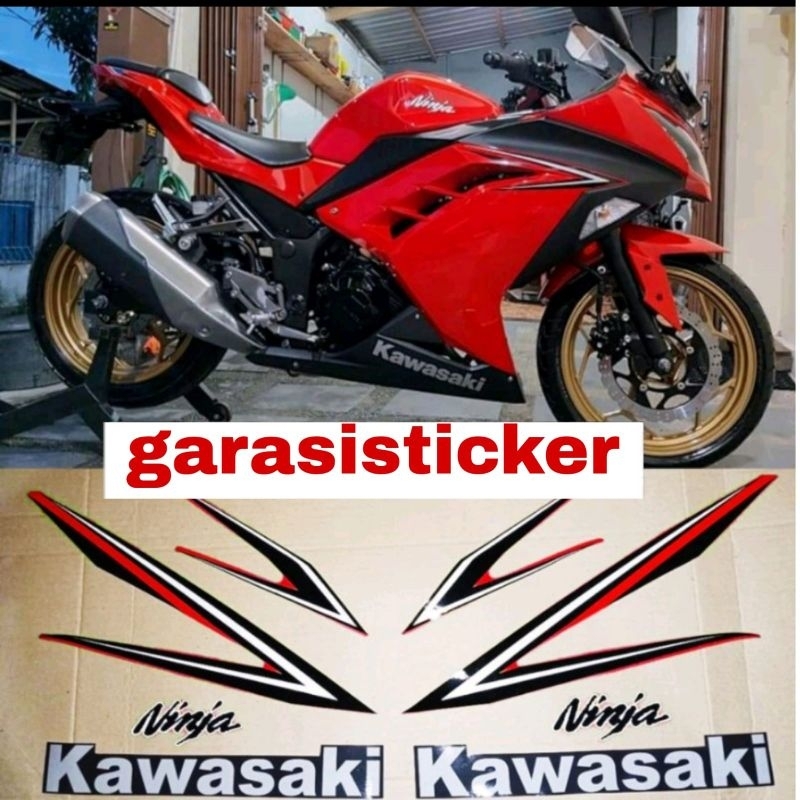 Striping Kawasaki Ninja 250FI 2016