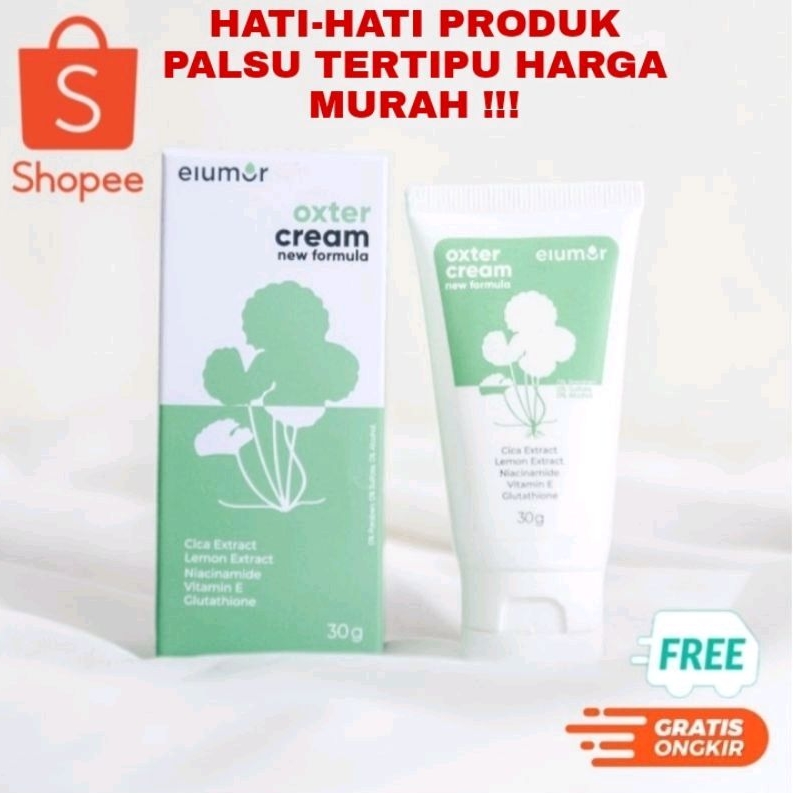 ELUMOR OXTER CREAM NEW FORMULA / KRIM PENCERAH KETIAK VIRAL BPOM