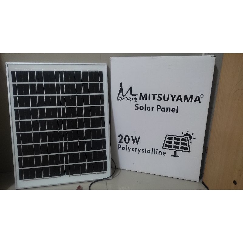 Solar Panel 20 Wp Panel Surya Mitsuyama