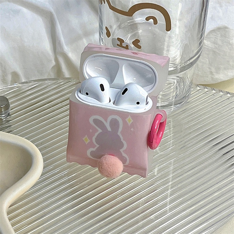 Pinky Bunny Softcase for Airpods 1 2 Pro 3 Case Airpods Inpods TWS Lucu