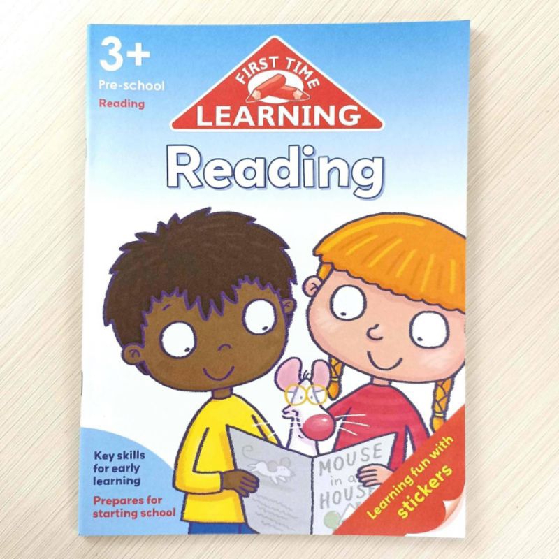 First Time Learning READING (bonus stickers)