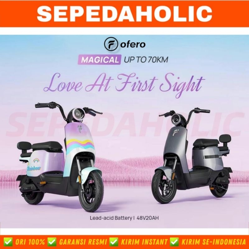 Jual Sepeda Motor Listrik Ofero Magical 500 Watt Electric E Bike