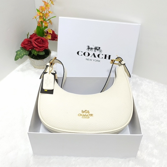 FREE BOX!!!Tas wanita COACHH bailey cleo hobbo in signature  Top Handle Bag Free box + coverbag