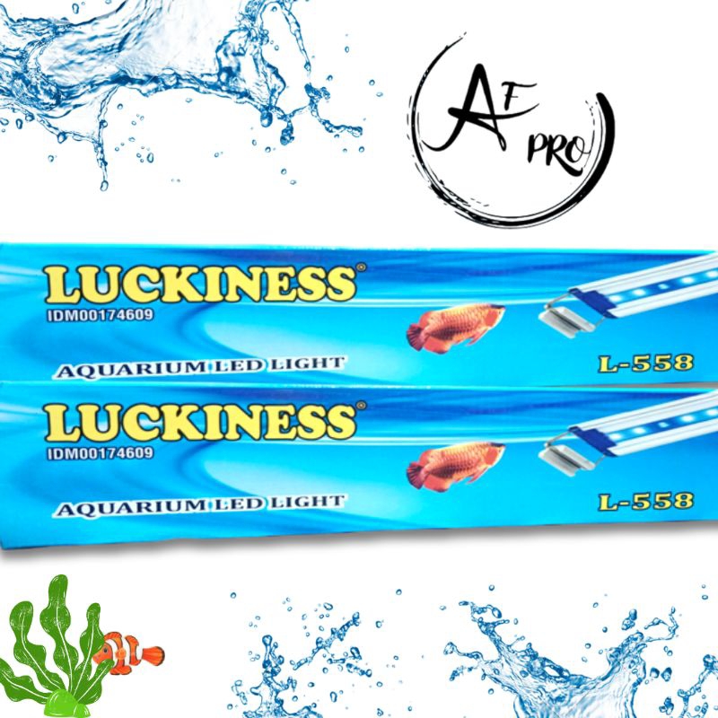 PROMO MURAH LAMPU ATAS AQUARIUM AQUASCAPE LED LUCKINESS 558