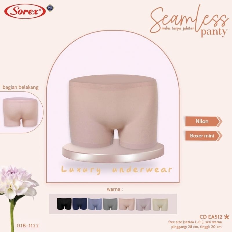 SOREX Celana dalam Wanita BOXER Seamless EA 512 Cd Seamless Panty