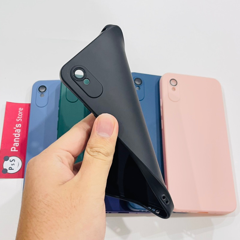 Case Redmi 9A Lenspro Makaron Full Color Softcase Pro Lensa