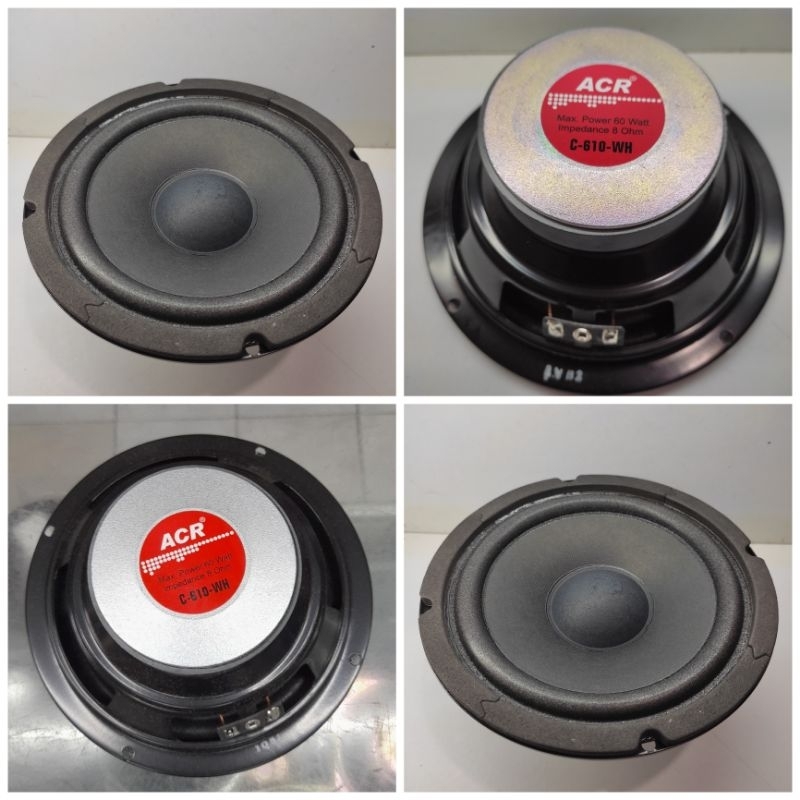 Speaker Woofer ACR 6 Inch C-6HW 8 OHM 60 Watt