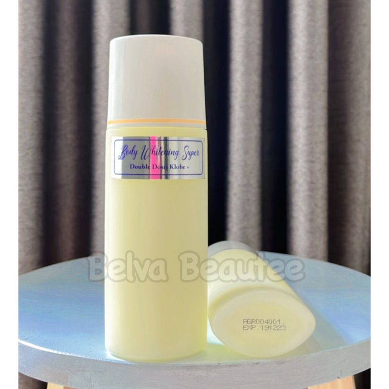 Lotion pemutih /HB KLOBE + SUPER WHITENING 004001 PEKAT