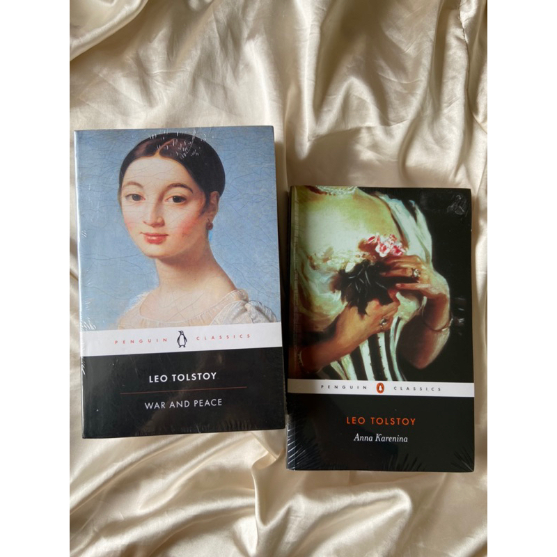 War and Peace by Leo Tolstoy ; Anna Karenina by Leo Tolstoy (Penguin Classic Black Spine)