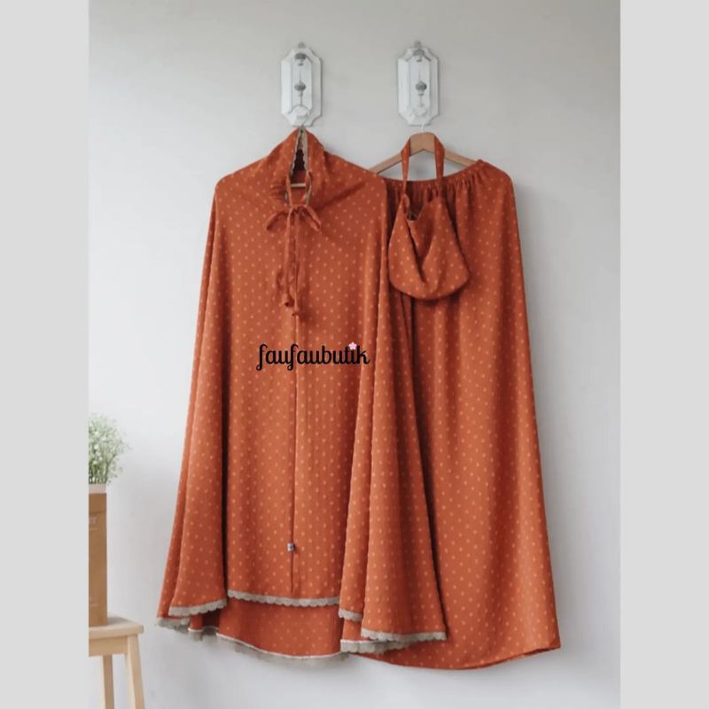 Mukena FaufauHijab 2in1 Uragiri Teracota