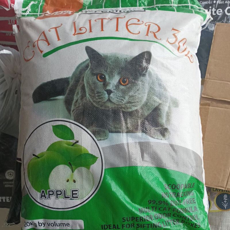 Pasir Gumpal kucing Alpha premium Cat Litter 30l