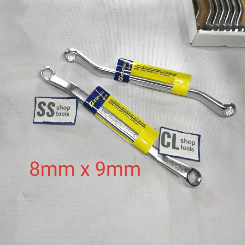 KUNCI RING 8mm x 9mm treker cvt kunci 8-9 crv 8x9 vanadium