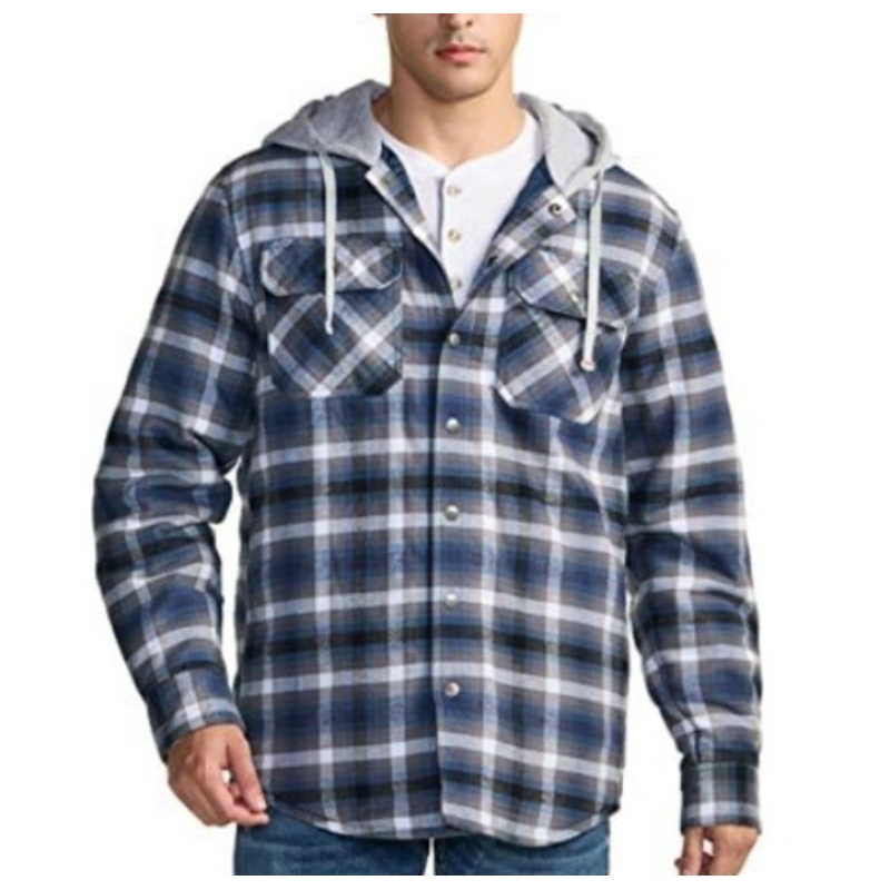 FLANNEL CQR HOODED QUILTED LINE