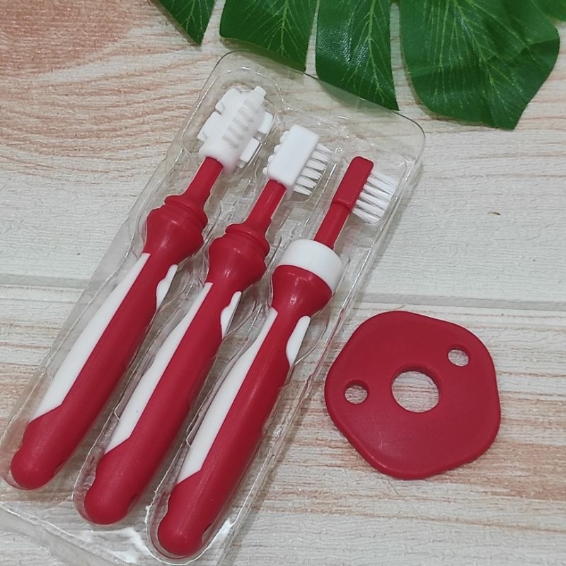 Sikat Gigi Bayi Terapi Wicara Speechdelay Reliable 3 in 1