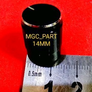 Knop potensio 14mm hitam