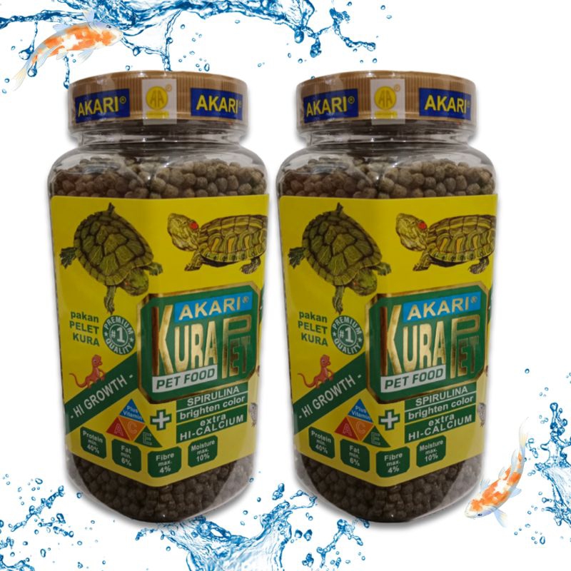 Makanan Kura Kura Pet Food AKARI AA KURA PET 300GR