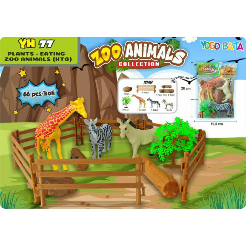 Mainan Zoo Animal Yogo bata/ YH 77