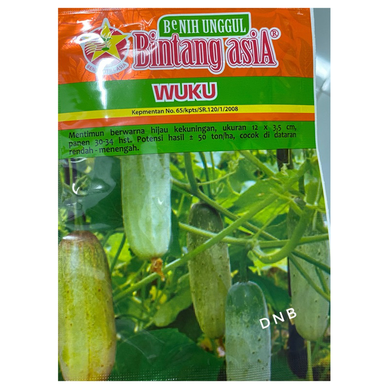 Benih Mentimun WUKU 20 gr BINTANG ASIA