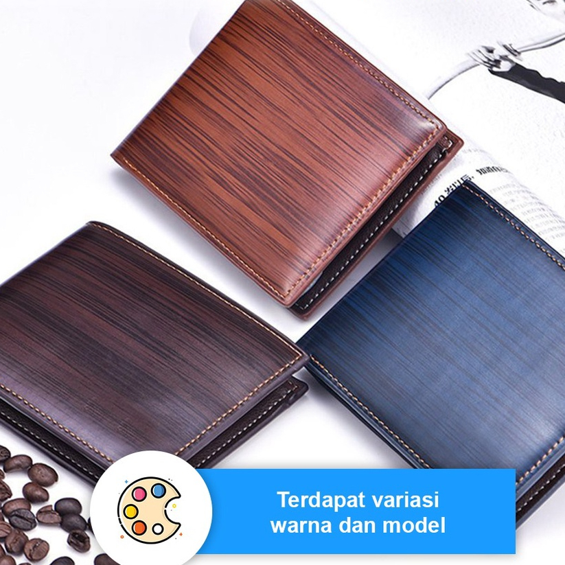 Dompet LIpat Pria Import Keren  ZamZam KL017 / DR005 Dompet Fashion Pria Tebal Material